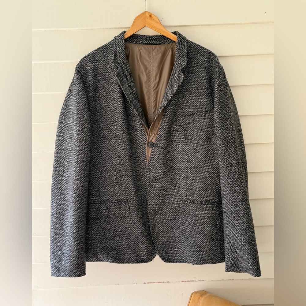 Dolce & Gabbana Reversible Wool Jacket Blazer 56 L/XL 🇮🇹